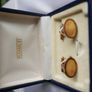 Vintage Sterling Silver 925 Swank Cufflinks in Original Box Mens Wedding Groom Retro Accessories Image 2