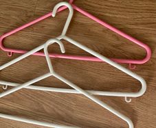 3 Plastic Hangers