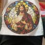 Jesus shower curtain & decal Image 5