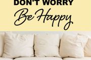 Don't worry be happy WALL STICKERS