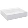 Wash Basin 50x38x13 cm Mineral Cast/Marble Cast White Image 2