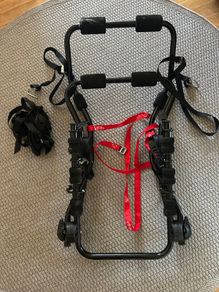 Black Bike Rack for Hatchback for 3 Bikes