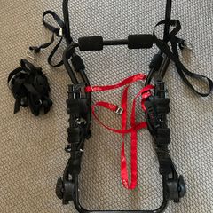 Black Bike Rack for Hatchback for 3 Bikes