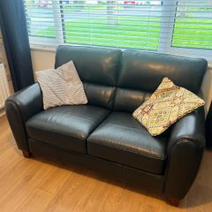 2 seater leather sofa