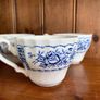 Vintage Myott Melody Fine Ironstone Set of Four Teacups Image 5