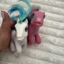 MLP My Little Pony G3 Crystal Lace Friendship Ball and Periwinkle Jewel Pony 2003 Dirty Used Cut Hair Please see pictures Image 2