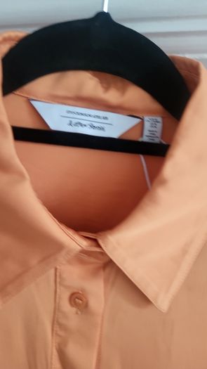 & other stories tangerine buttoned long sleeve blouse Sz  S (Fit 10-14 UK) - Bnwot Rrp 59.99