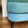 Turquoise Blue Designer Sofa Image 4