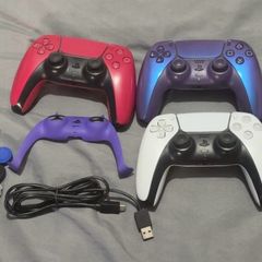 PS5 controllers and charger