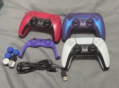 PS5 controllers and charger