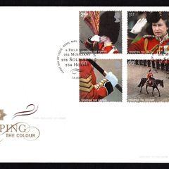 2005 Great Britain Trooping the Colour Commemorative Stamps Addressed First Day Cover (FDC)