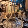 Vintage Irish lead crystal Ships Decanter & 4 whiskey glasses Image 10