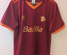 AS Roma Italy 1990s Shirt Jersey (reissue) adidas med mens