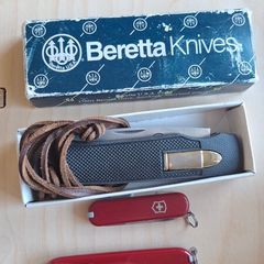 Beretta and 2 Swiss Army
