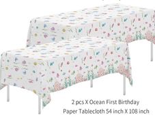 Ocean Birthday Tablecloth