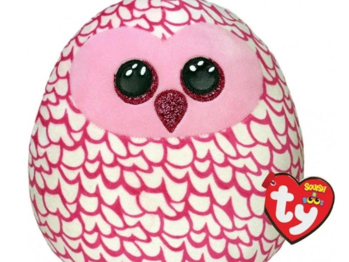 TY Squish-A-Boo Pinky Owl