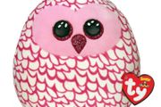 TY Squish-A-Boo Pinky Owl