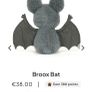 New Jellycat Halloween Collection Broox Bat Image 3