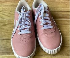 Pink puma trainers