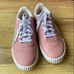 Pink puma trainers