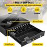 Cash Register Drawer, 16" 12 V, for POS System with 5 Bill 8 Coin Cash Tray, Removable Coin Compartment & 2 Keys Included, RJ11/RJ12 Cable for Supermarket, Bar, Coffee Shop, Restaurant Image 2