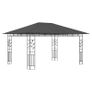 Gazebo with Mosquito Net and String Lights 4x3x2.73 m Anthracite 180 g/sq.m Image 4