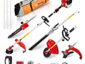 BU-KO Petrol Long Reach Multifunction Garden Tool Lawn Trimmer Hedge Shears Secateurs Brushcutter with 2.4mm Trimmer Line 3m Extension Pole Tool Bag