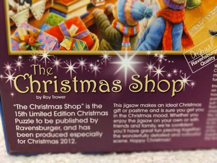 Limited Edition The Christmas Shop Jigsaw Puzzle