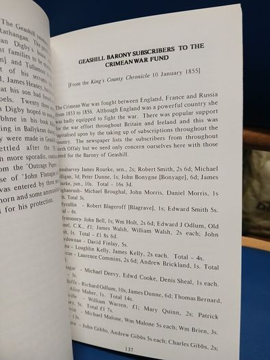 Killeigh, Offaly local history
