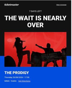 The Prodigy 20 August Dublin