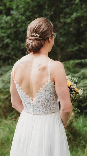 Justin Alexander wedding dress 8/10