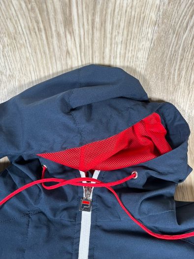 Fila Womens Size XL\42 Light Weight Jacket Wind Breaker - Mesh Lined Blue\Red