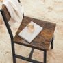 Set of 2 Dining Chairs Set of 2 brown  retro style industrial Image 3