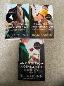 Bridgerton books (Books 2,3 and 4)