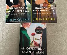 Bridgerton books (Books 2,3 and 4)