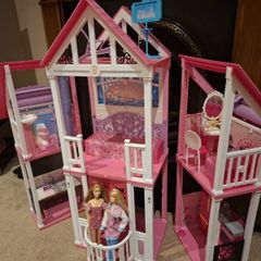 Barbie 3 story Dream House and Accessories