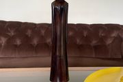 Vintage Silhouette Statue Vietnamese Woman in Ao Dai Dress