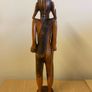 Vintage Ethnic African tribal warrior figure. Image 3