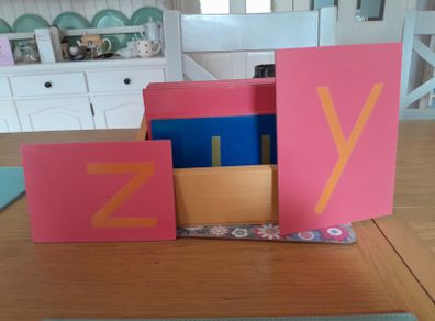Sandpaper letters  montessori