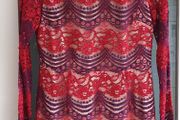 MISSGUIDED lace style dress with exposed back Sz 12