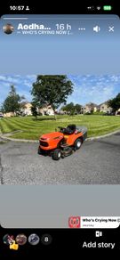 ride on lawnmower