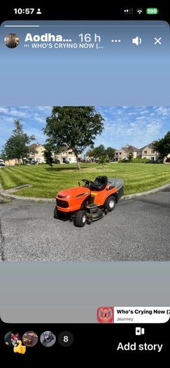 ride on lawnmower