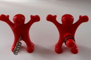 Novelty set of bottle opener and stopper