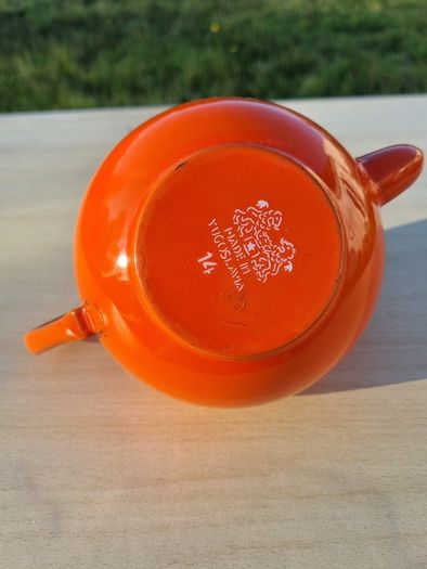 Enamel Kettle Teapot from Yugoslavia