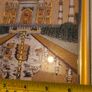 Set of 2 framed Gemstone Painting From Rajasthan, India in golden frame. Image 9
