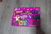 neon colouring activity case