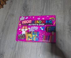 neon colouring activity case