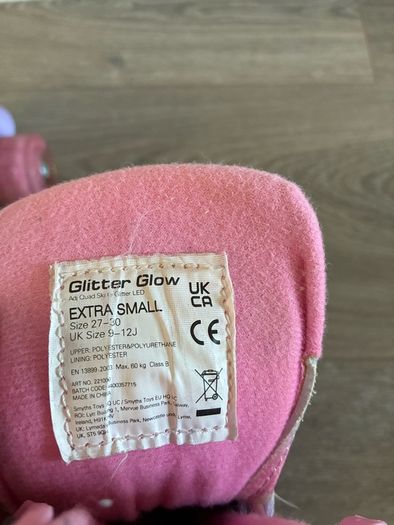 Girls Rollerskates with light up wheels