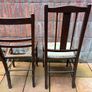 Edwardian-style mahogany bedroom side chairs Image 2