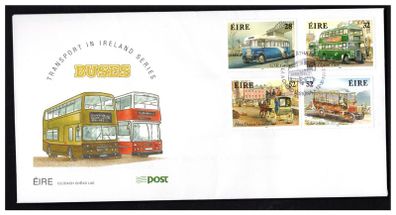 1993 Ireland Irish Buses Commemorative Stamps An Post First Day Cover (FDC)